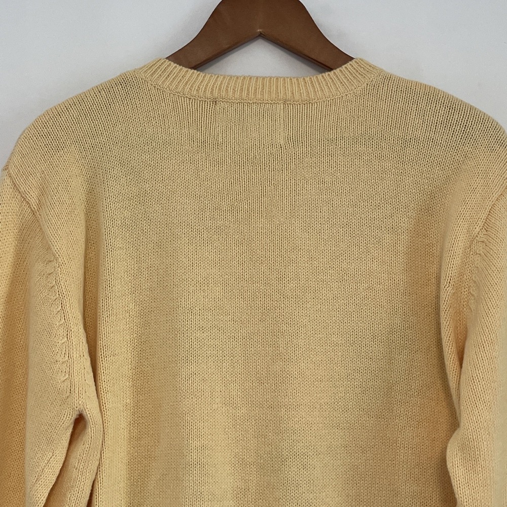Vintage Heirloom Collectibles Cardigan Sweater USA Hearts Cottagecore Granny L - Picture 9 of 13